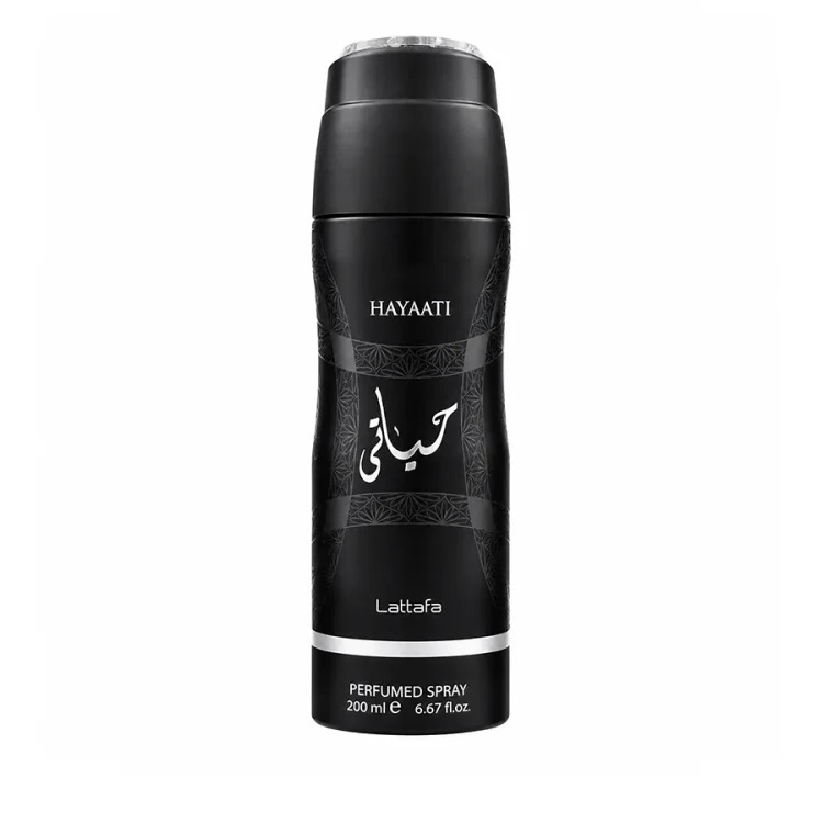 اسپری حیاتی مشکی لطافه ۲۰۰ میل Hayaati Lattafa Spray (اورجینال)