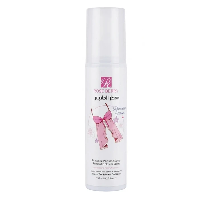اسپری معطر لباس و لباس زیر رُز بری Rose Berry مدل Romantic Flower (اورجینال)